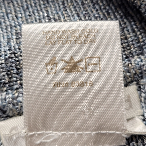 Austin Reed Top Women Size XL Silver Metallic Cowl Neck Sleeveless Rayon Stretch - Picture 5 of 8